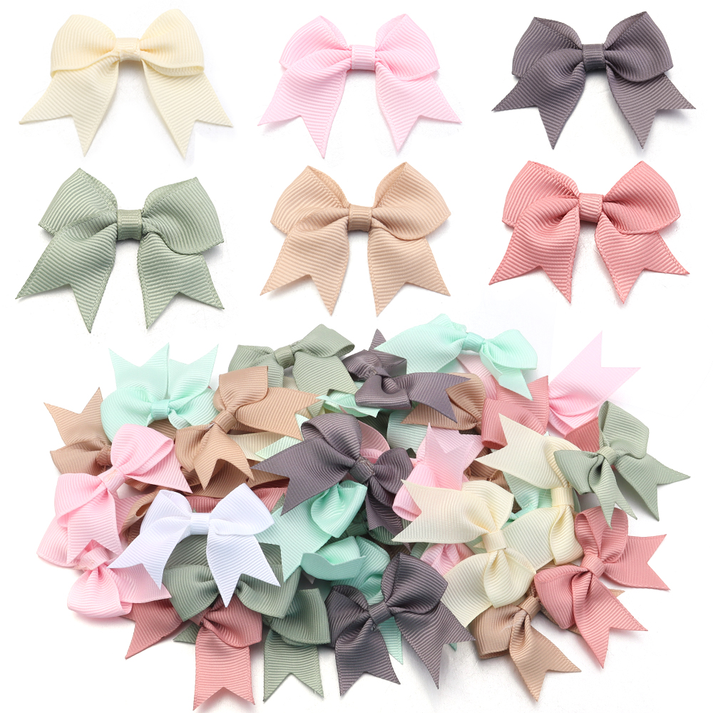 20Pcs 4x6cm Satin Ribbon Bowkn - Art Craft Decoration 评论和价格