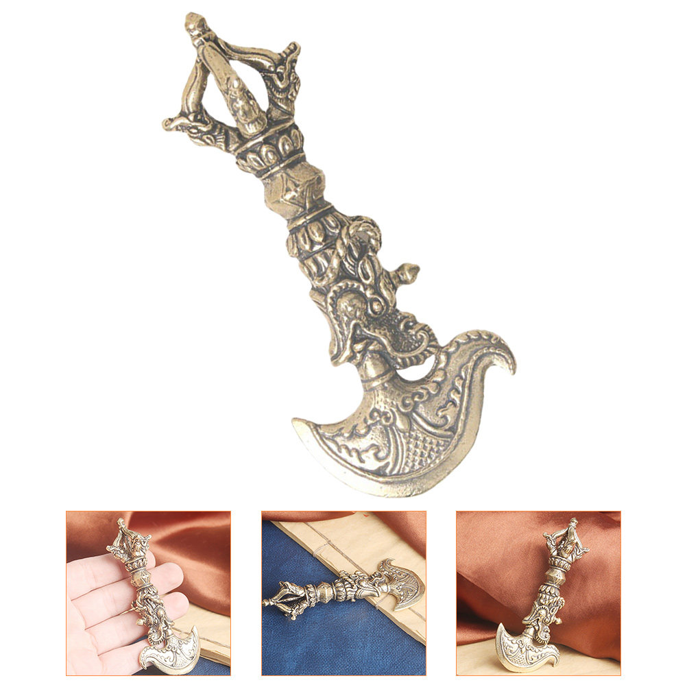 Mini Vajra Pestle Brass Orname - Art Craft Decoration 评论和价格