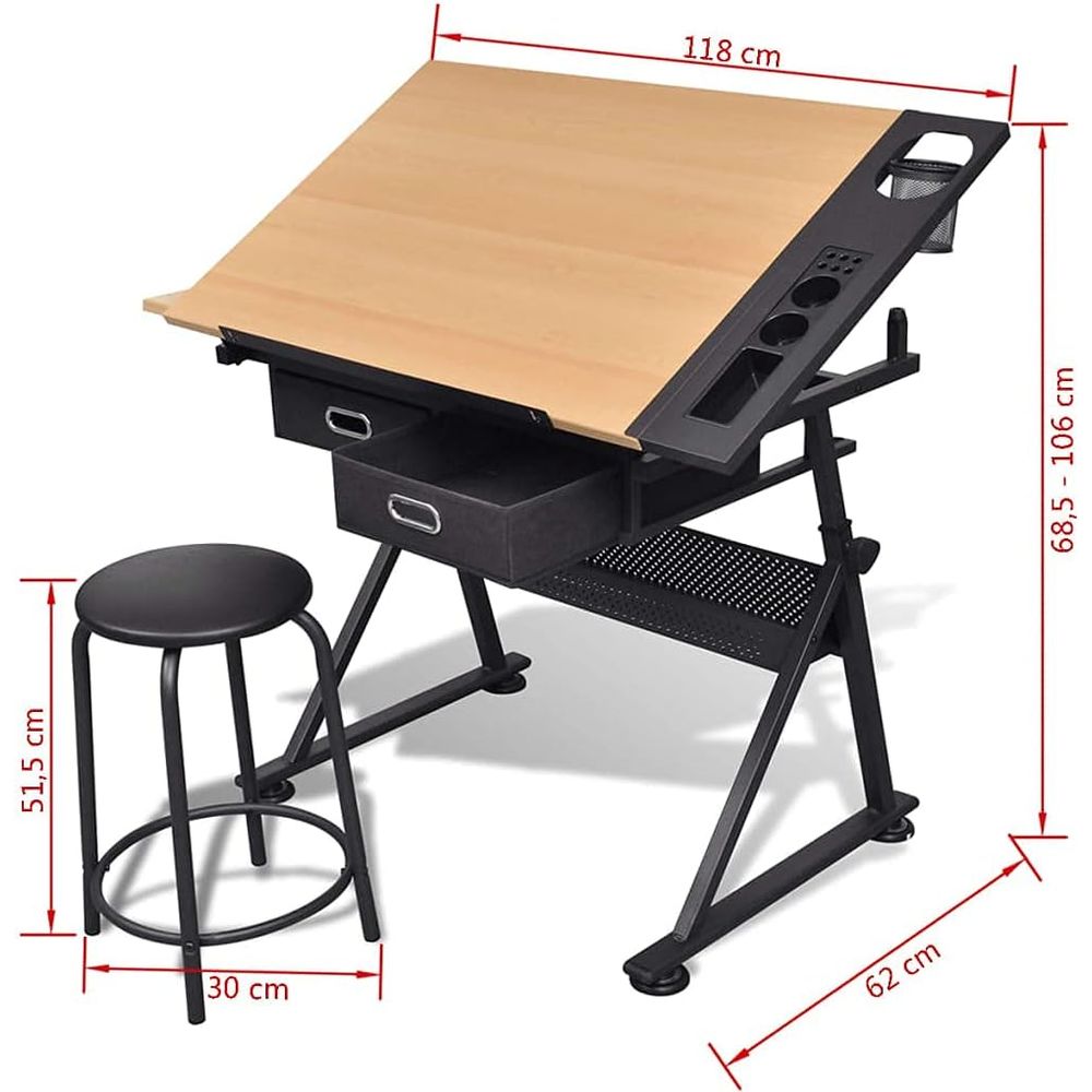 Adjustable Height Drafting Tab - Art & Craft Paper Ideas For Kids 评论和价格