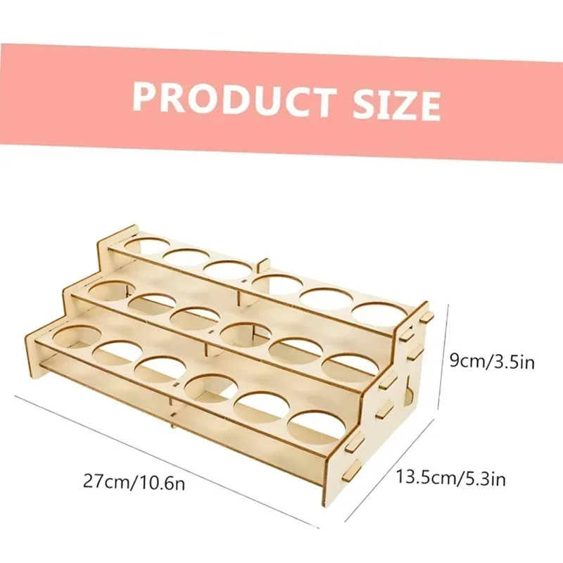 Wooden Paint Rack Organizer fo - Art Craft Organizer 评论和价格