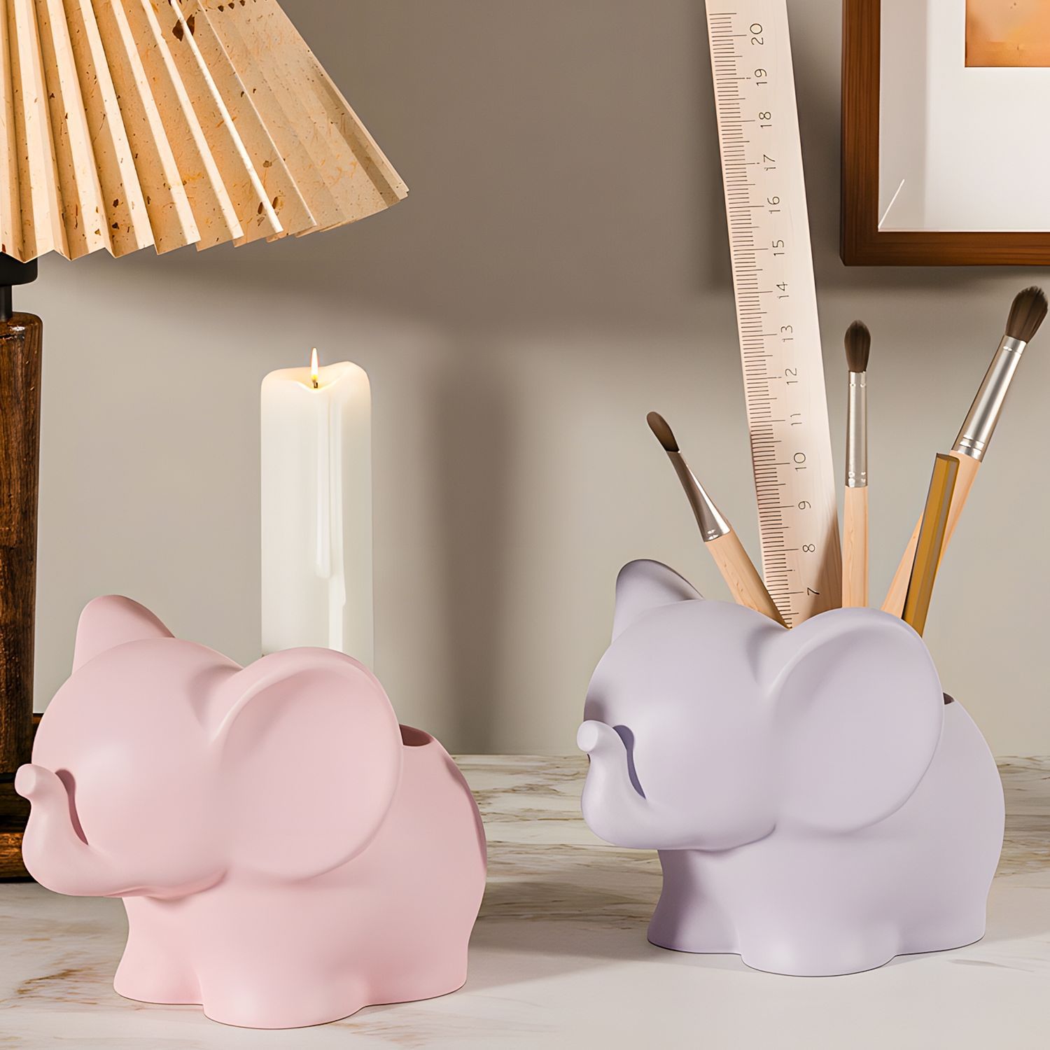 DIY Elephant Storage Cup Resin - Art Craft Vase 评论和价格