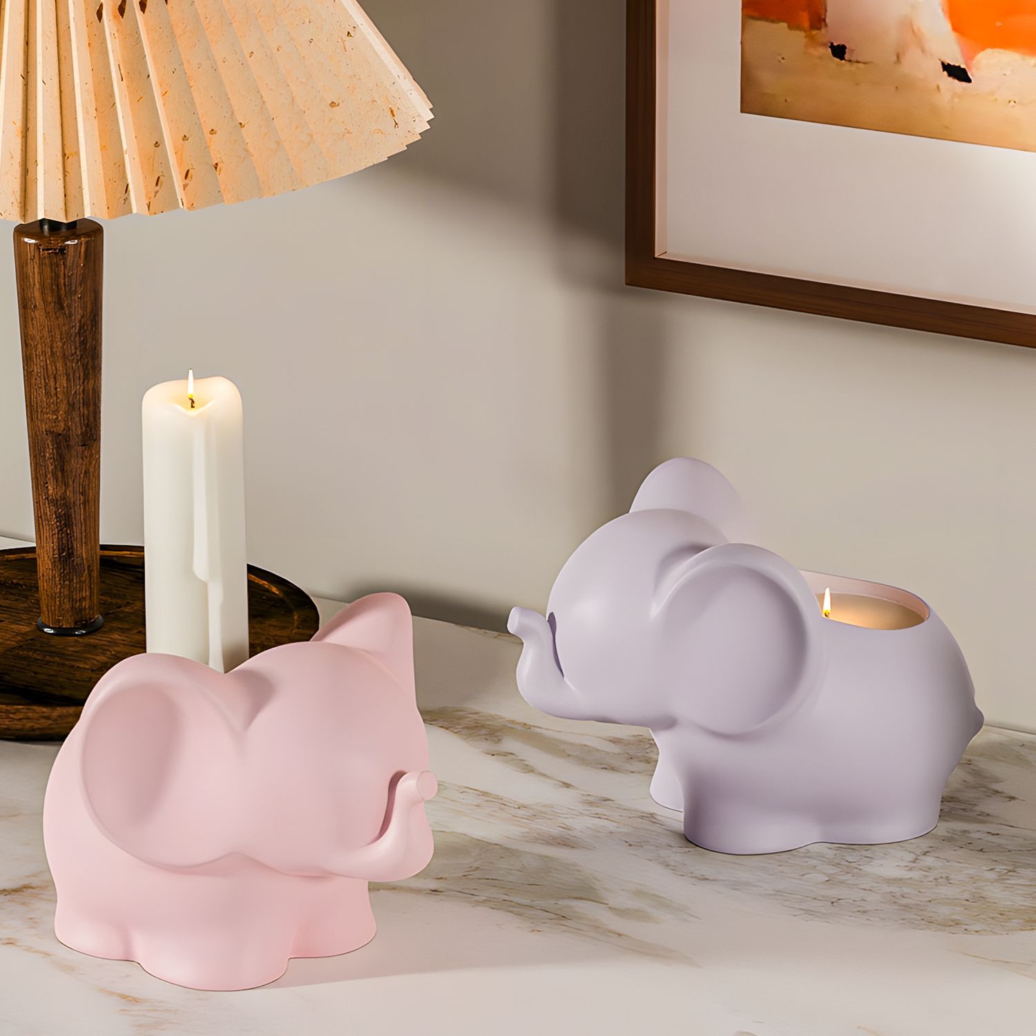 DIY Elephant Storage Cup Resin - Art Craft Vase 评论和价格