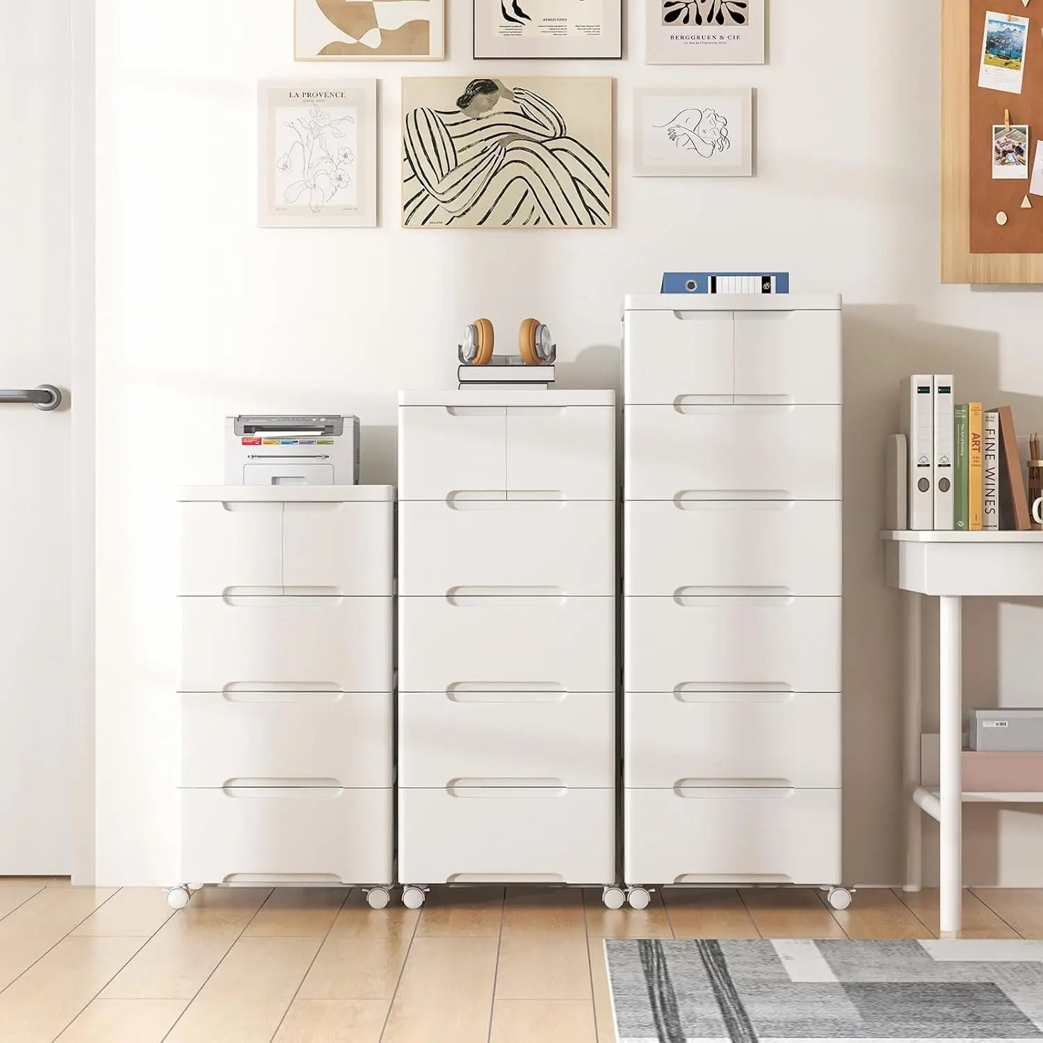 Rolling Storage Drawer Cart, 6 - Art Craft Class 评论和价格