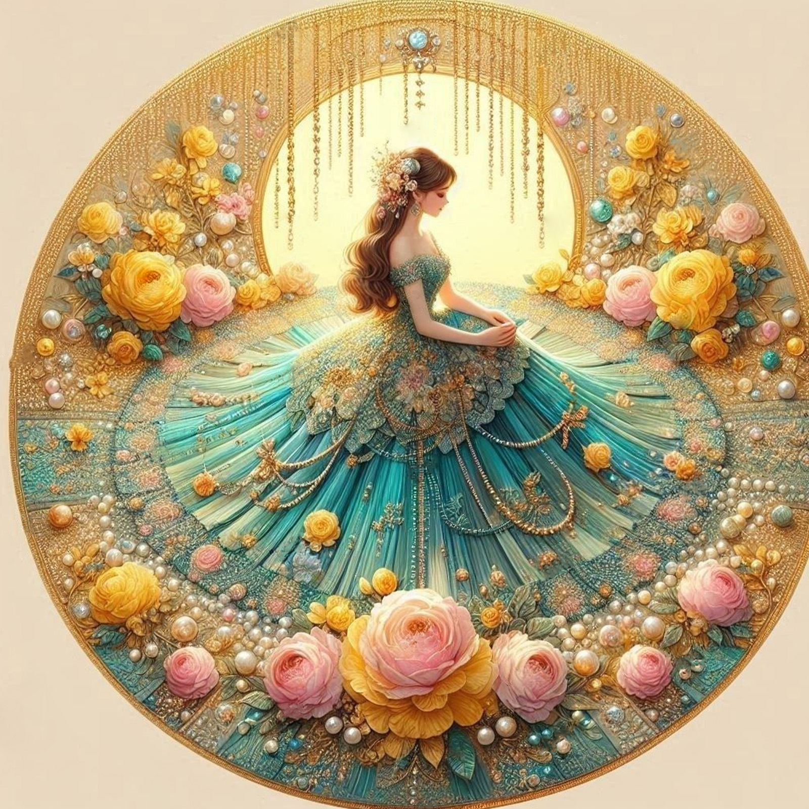 5D peony Diamond Painting Kit  - Art Craft Easy 评论和价格