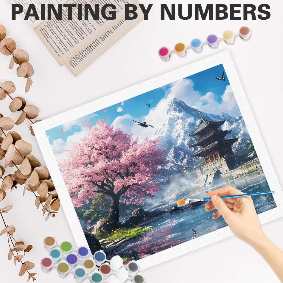 GATYZTORY Village Paint By Num - Art Craft Village 评论和价格
