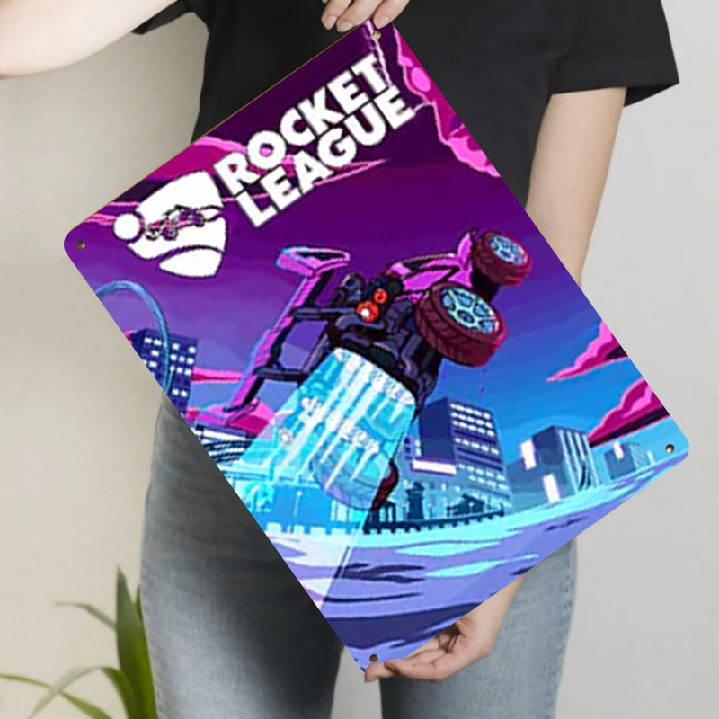 Rocket League Game Theme Metal - Art Craft Definition 评论和价格