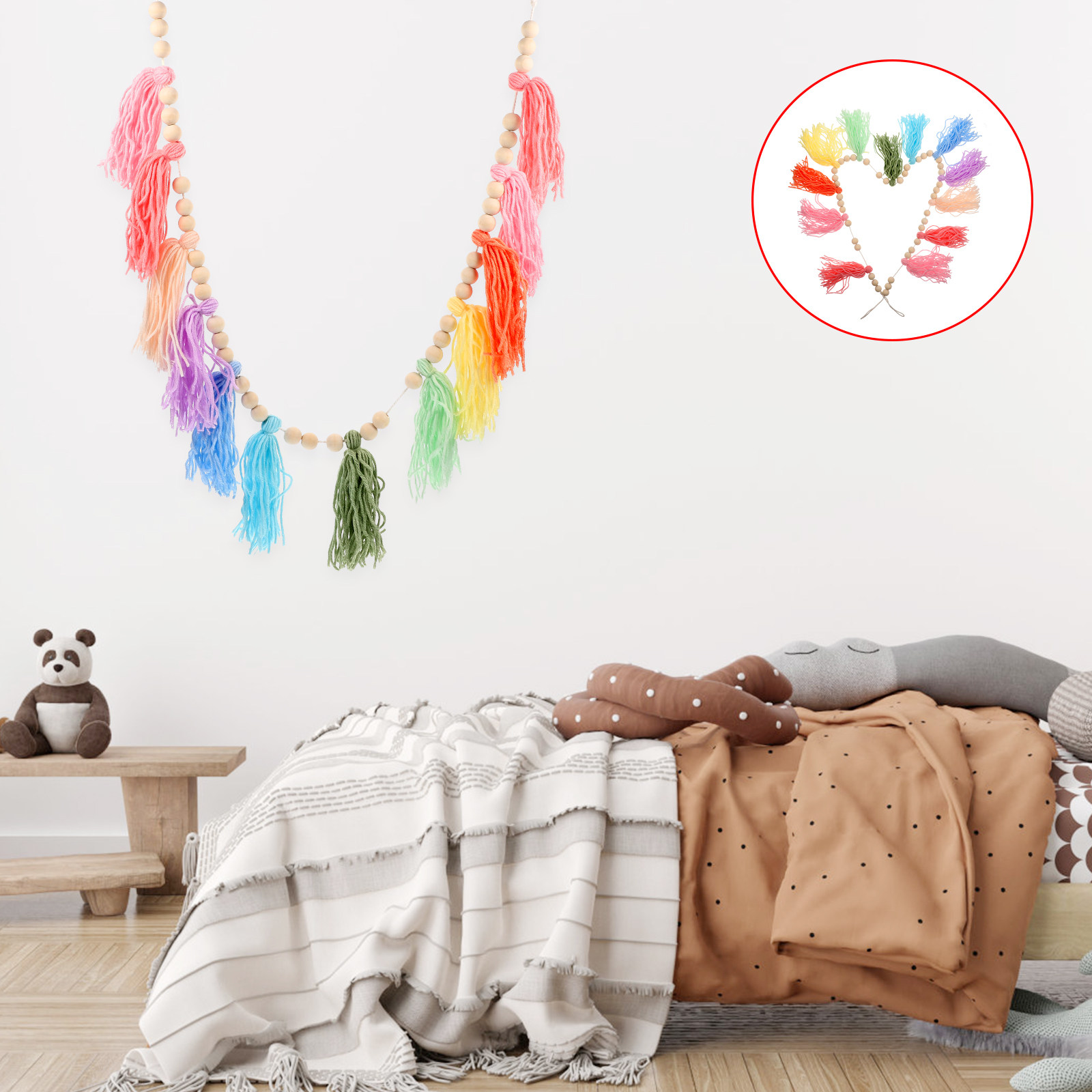 Tassel Wall Hanging Decor Cott - Art Craft Decoration 评论和价格
