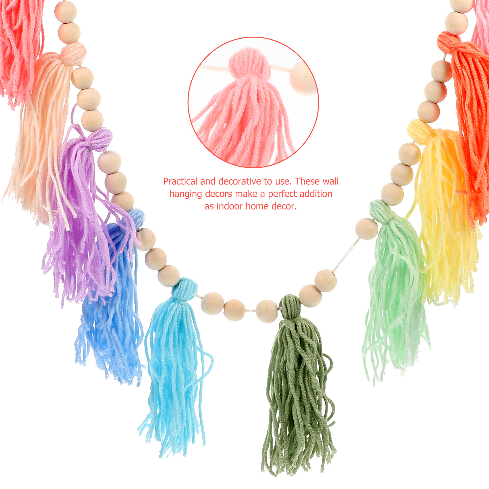 Tassel Wall Hanging Decor Cott - Art Craft Decoration 评论和价格