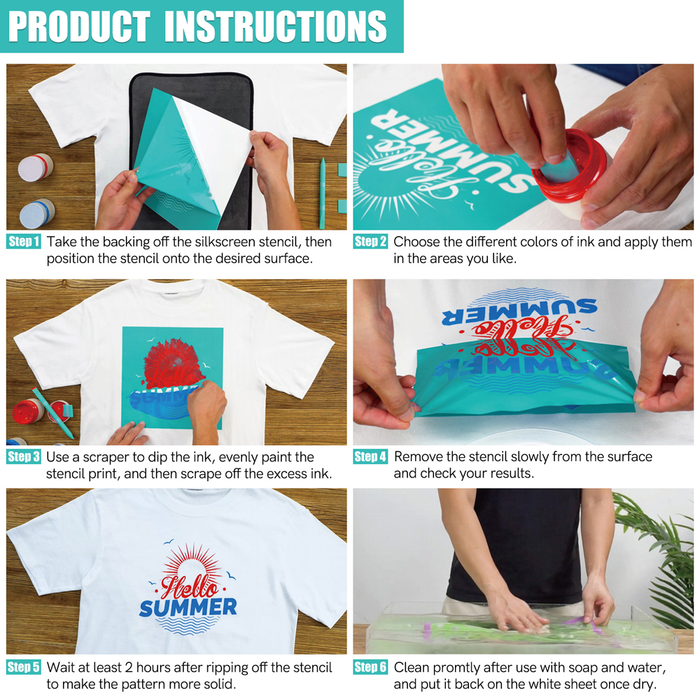 Silkscreen Stencil Reusable Se - Silk Screen Printing 评论和价格