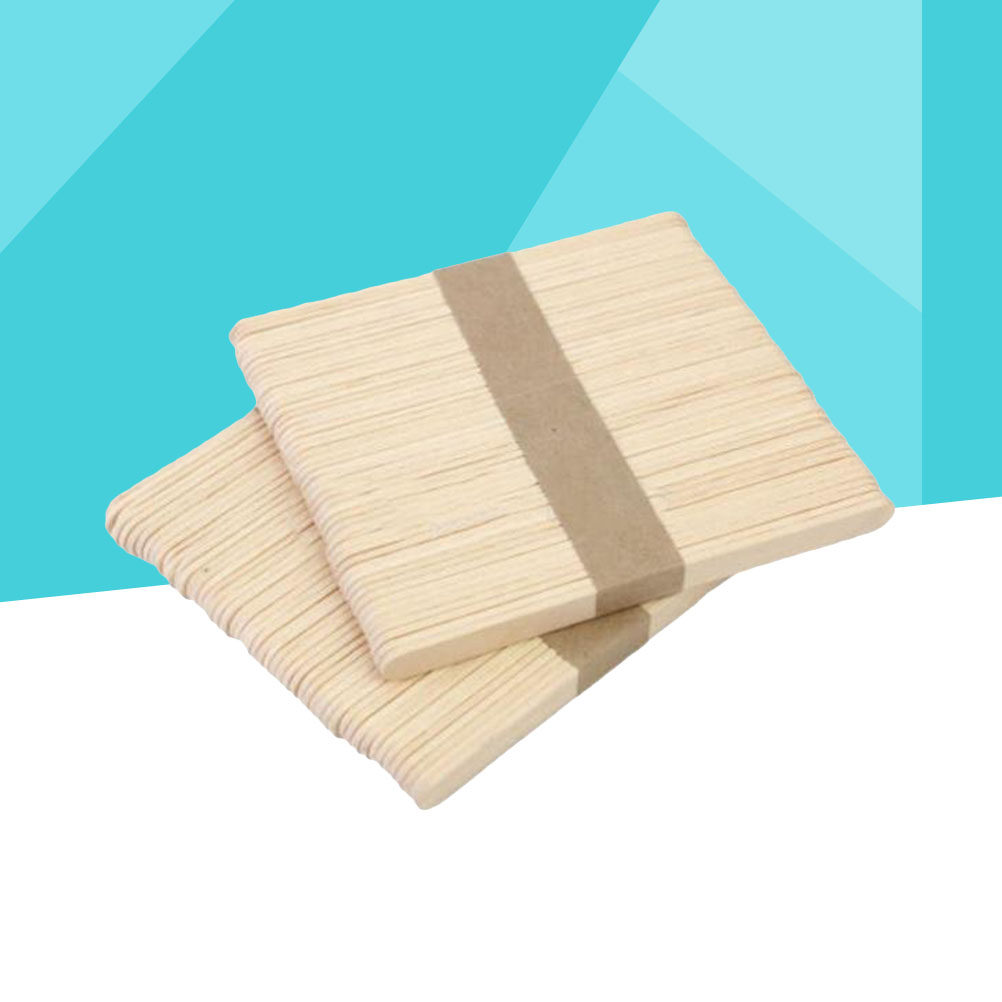 50Pcs Wood Craft Sticks Natura - Art Craft Ice Cream 评论和价格