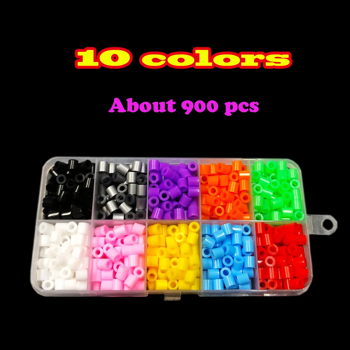 Fuse Beads Kit 900Pcs 10 Color - Art Craft Class 评论和价格