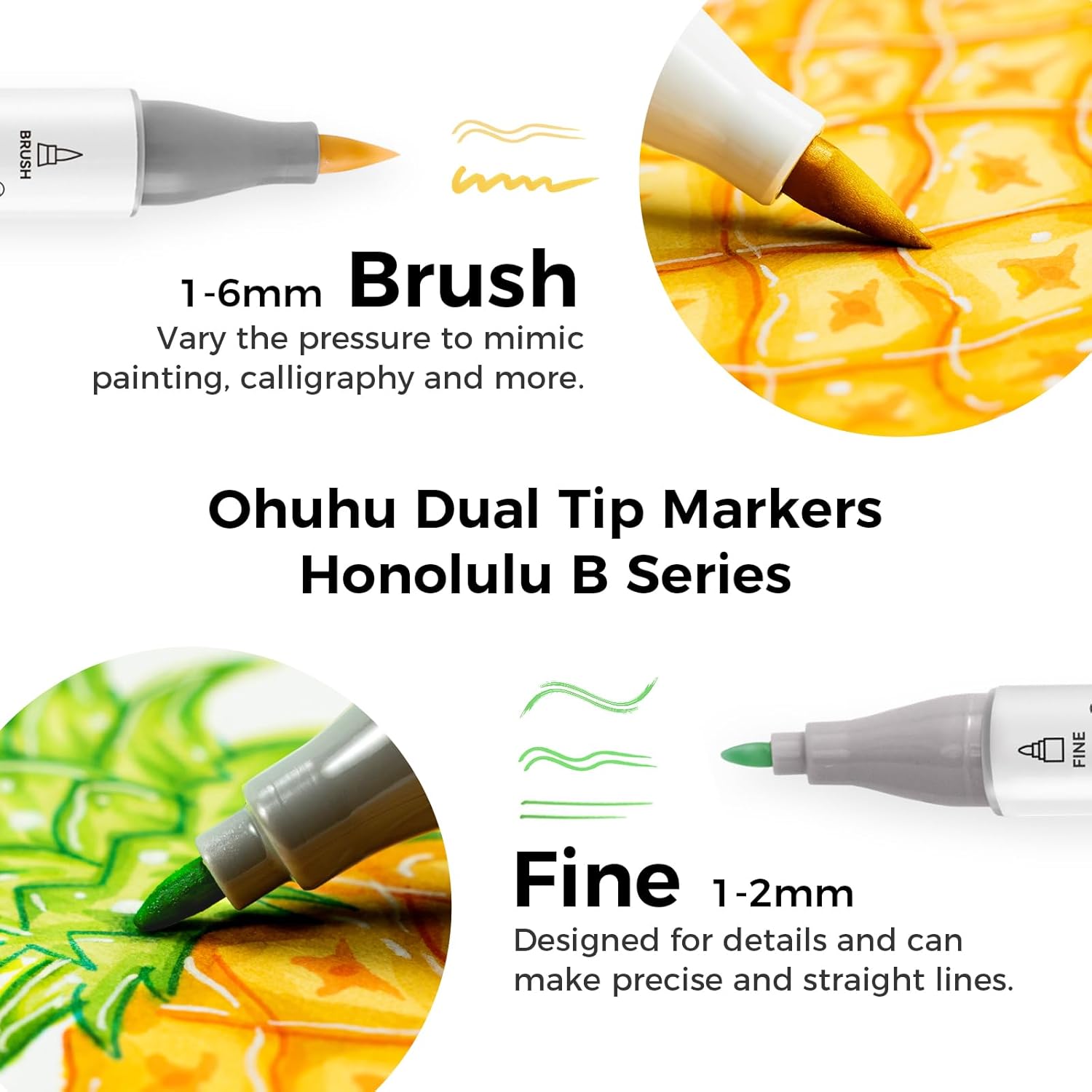 48-Color Alcohol Markers Brush - Alcohol Ink Set 评论和价格