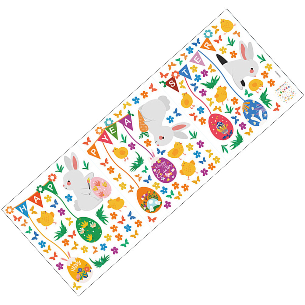 Easter Wall Sticker Decor Happ - Art And Craft For Nursery 评论和价格