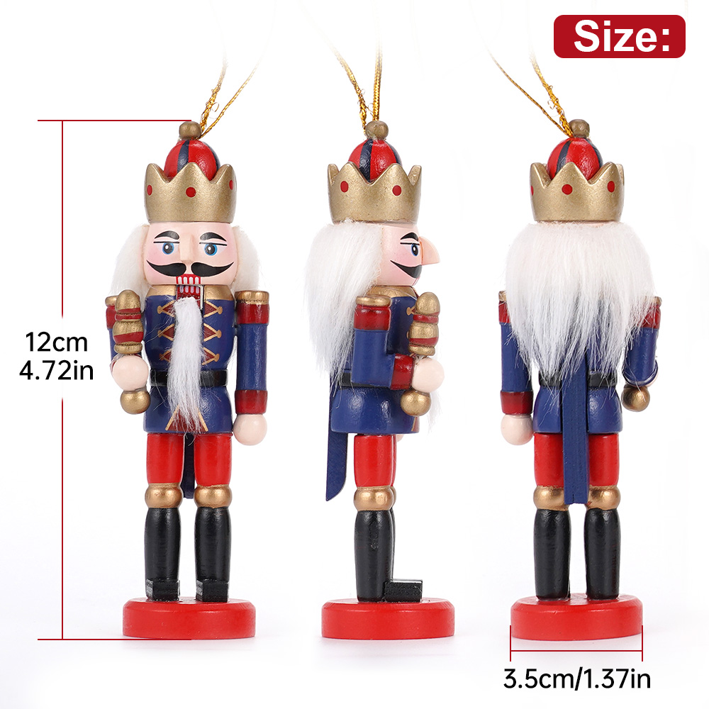 5pcs Mini Nutcracker Ornaments - Art Craft Village 评论和价格