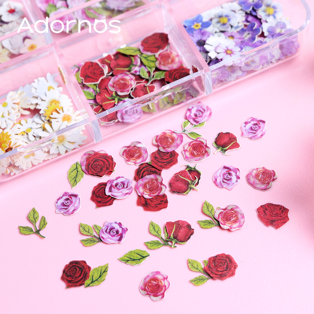 6 Grids Flowers Wood Pulp Chip - Art Craft With Leaves 评论和价格