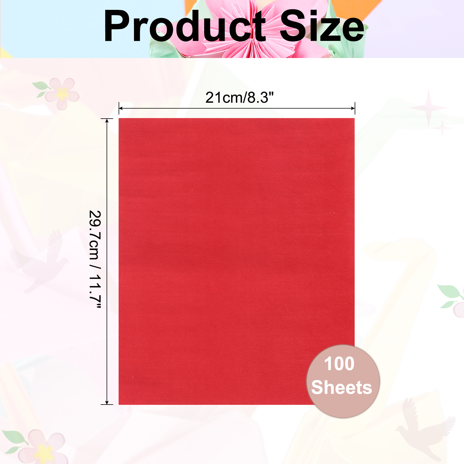 100 Sheet Large Origami Paper  - Art Craft Easy 评论和价格