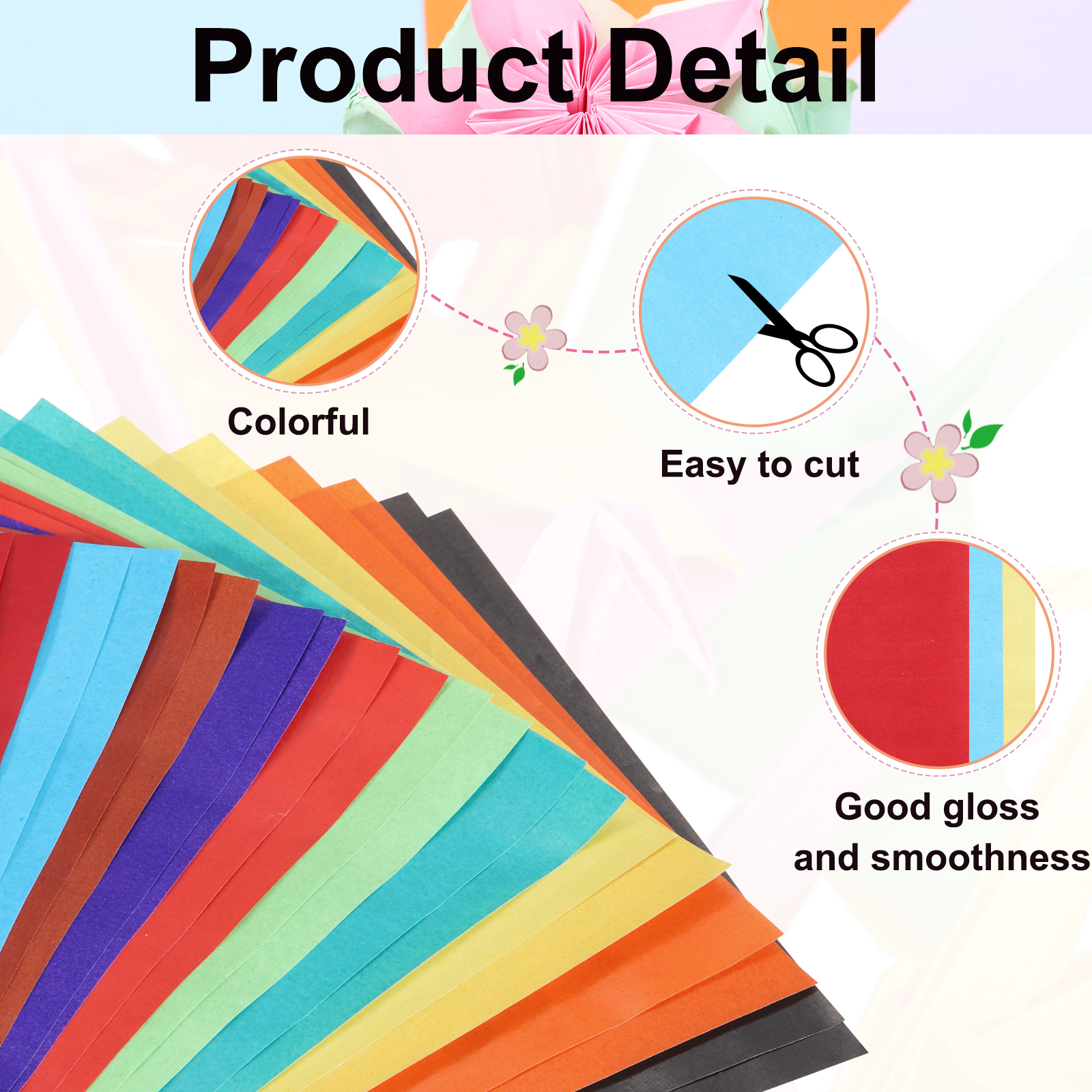 100 Sheet Large Origami Paper  - Art Craft Easy 评论和价格