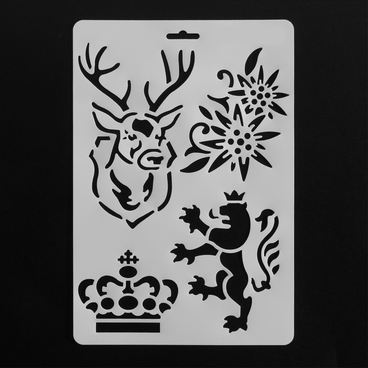 5pcs Painting Templates Reusab - Art Craft Class 评论和价格