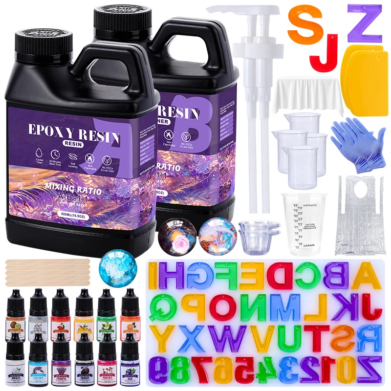 Epoxy Resin Kit Crystal Clear  - Art Craft Easy 评论和价格