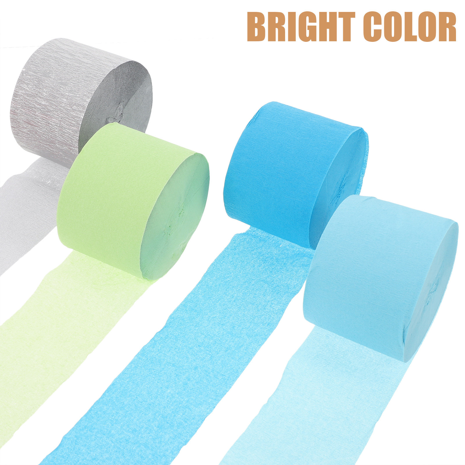 8 Rolls Vibrant Crepe Paper St - Art And Craft Science 评论和价格