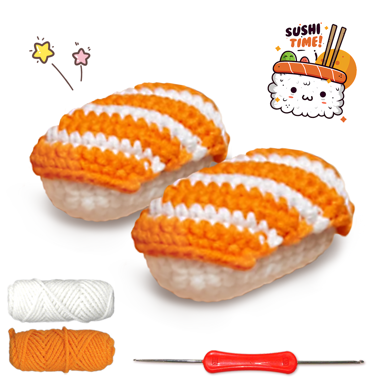 YAMAXIN 2PC Sushi-Themed Croch - Art Craft Easy 评论和价格