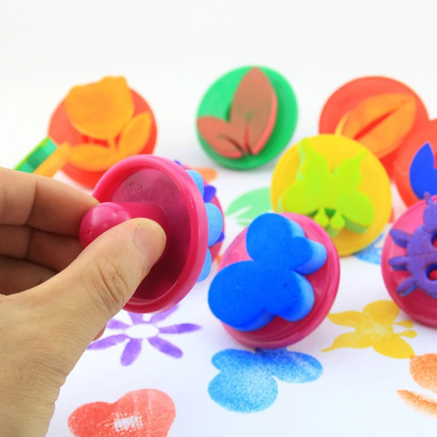 6pcs/set Flower Leaf Painting  - Art Craft With Leaves 评论和价格