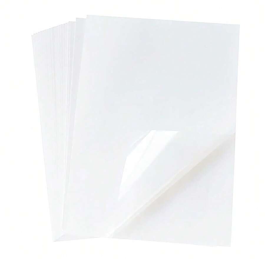 100 Sheets 8.5 X 11 Inch Clear - Silk Screen Printing 评论和价格