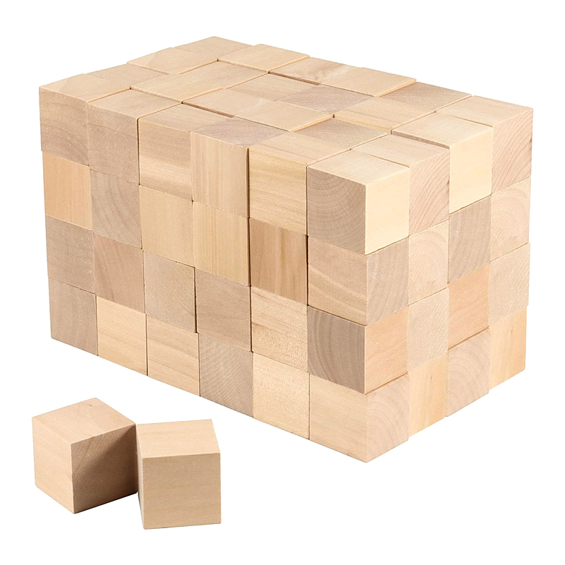 24pcs 4cm Wooden Blocks for Cr - Art Craft 2 Year Olds 评论和价格