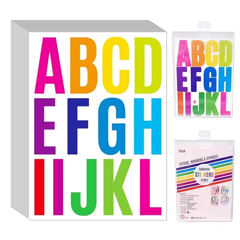 318pcs  Large Letter Stickers  - Art Craft 2 Year Olds 评论和价格