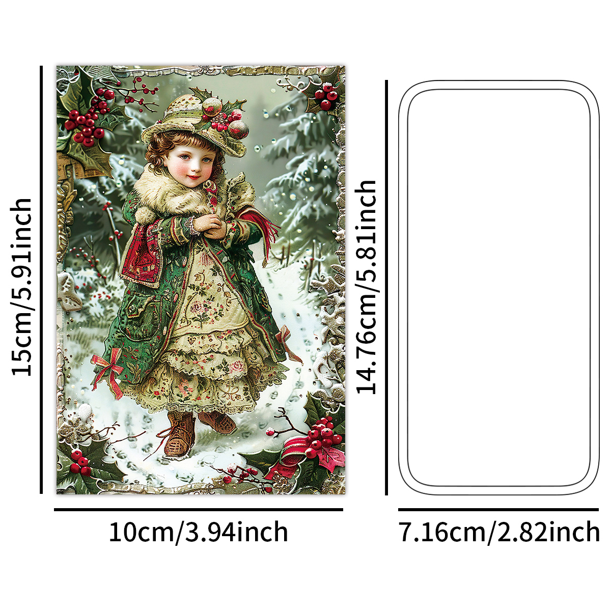 30pcs Vintage Christmas Green  - Art Craft Village 评论和价格