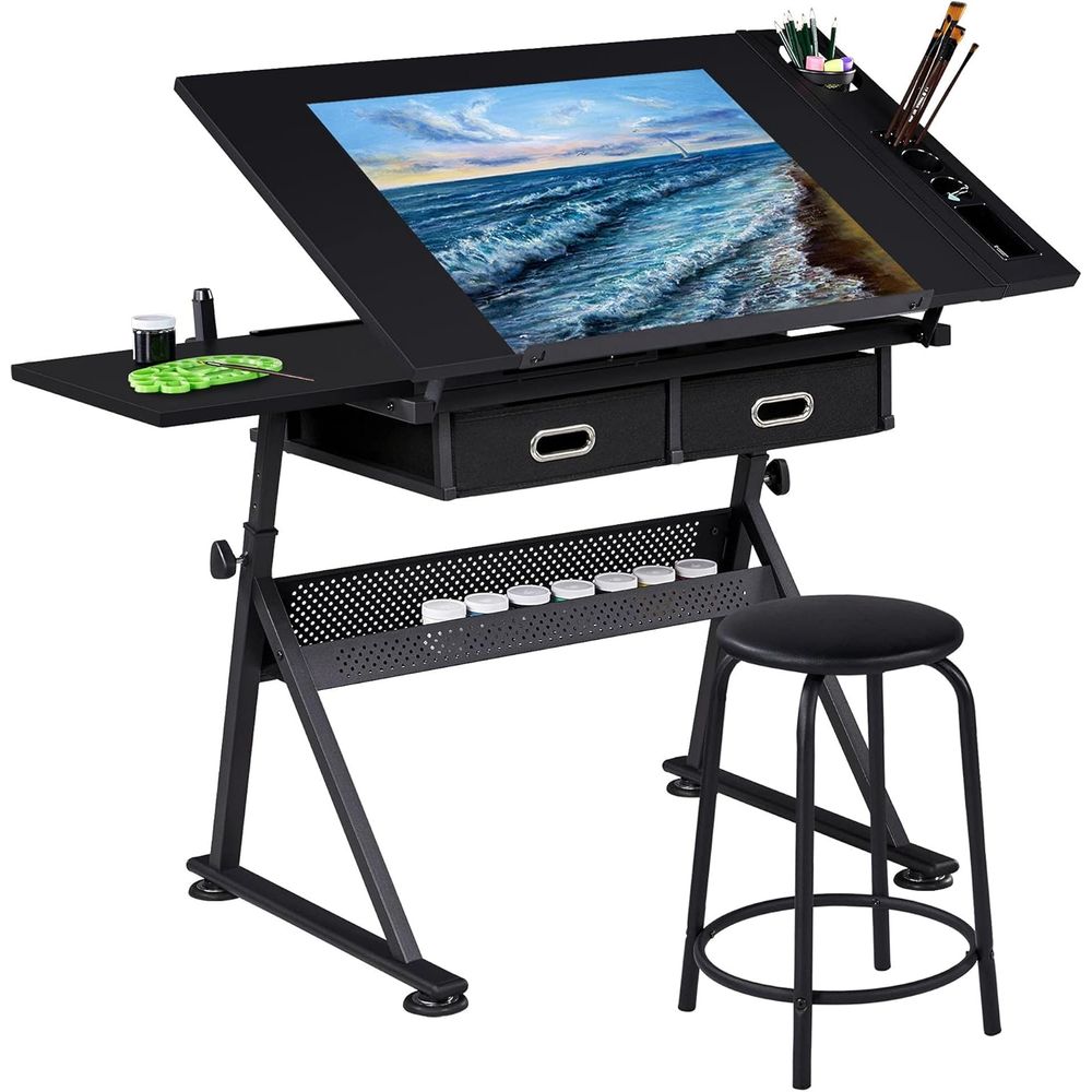 Drafting Table for Artists, He - Art & Craft Paper Ideas For Kids 评论和价格