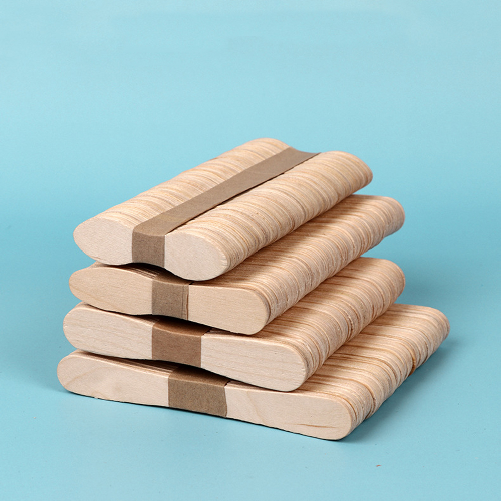 50/100pcs Natural Wood Ice Cre - Art Craft Ice Cream 评论和价格