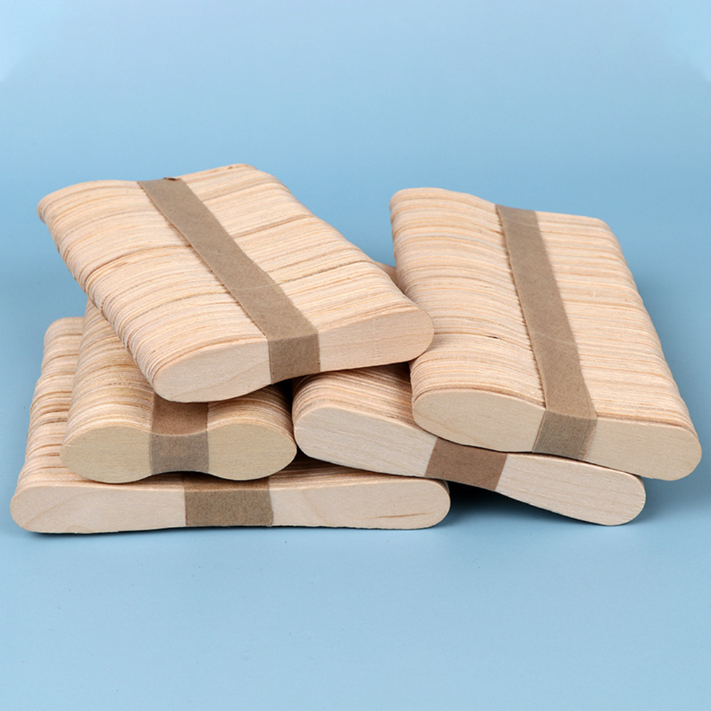 50/100pcs Natural Wood Ice Cre - Art Craft Ice Cream 评论和价格