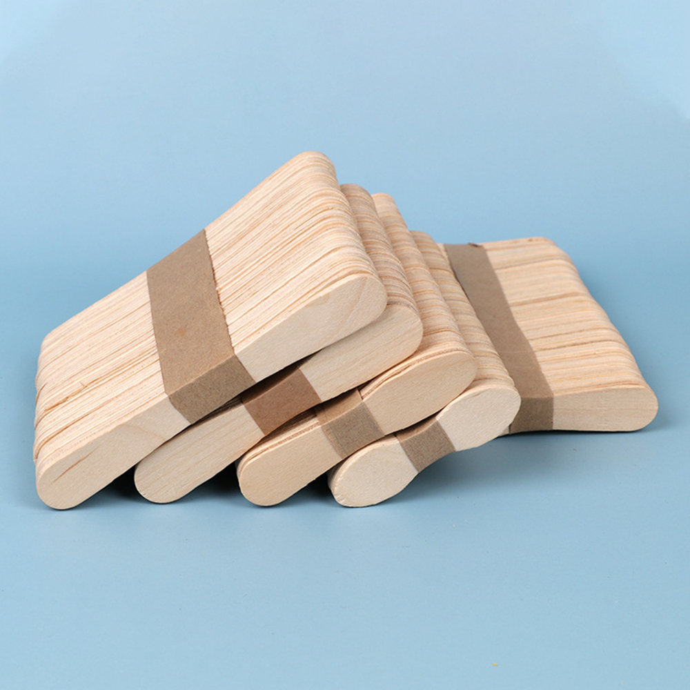50/100pcs Natural Wood Ice Cre - Art Craft Ice Cream 评论和价格