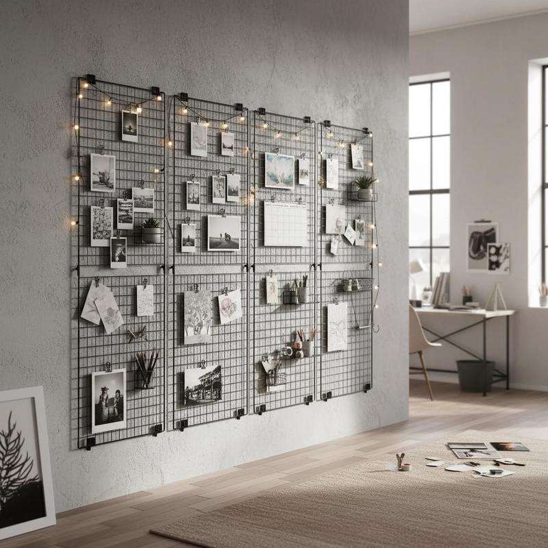 3 Packs Grid Wall Panels, 2 x  - Art Craft Decoration 评论和价格