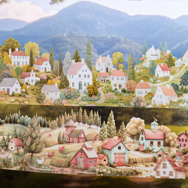 6 Rolls 6Cm×200Cm Village Them - Art Craft Village 评论和价格