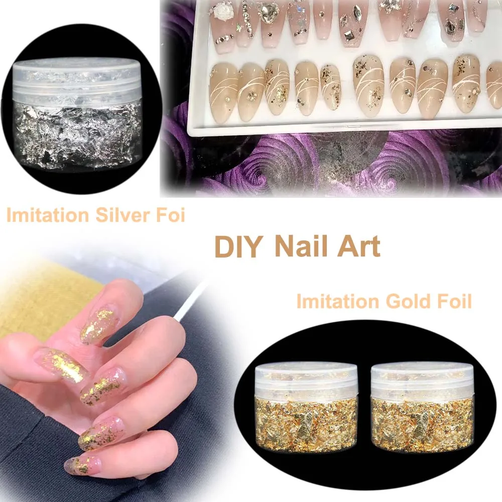 100Pc Colored Golds Leaf Sheet - Art Craft With Leaves 评论和价格