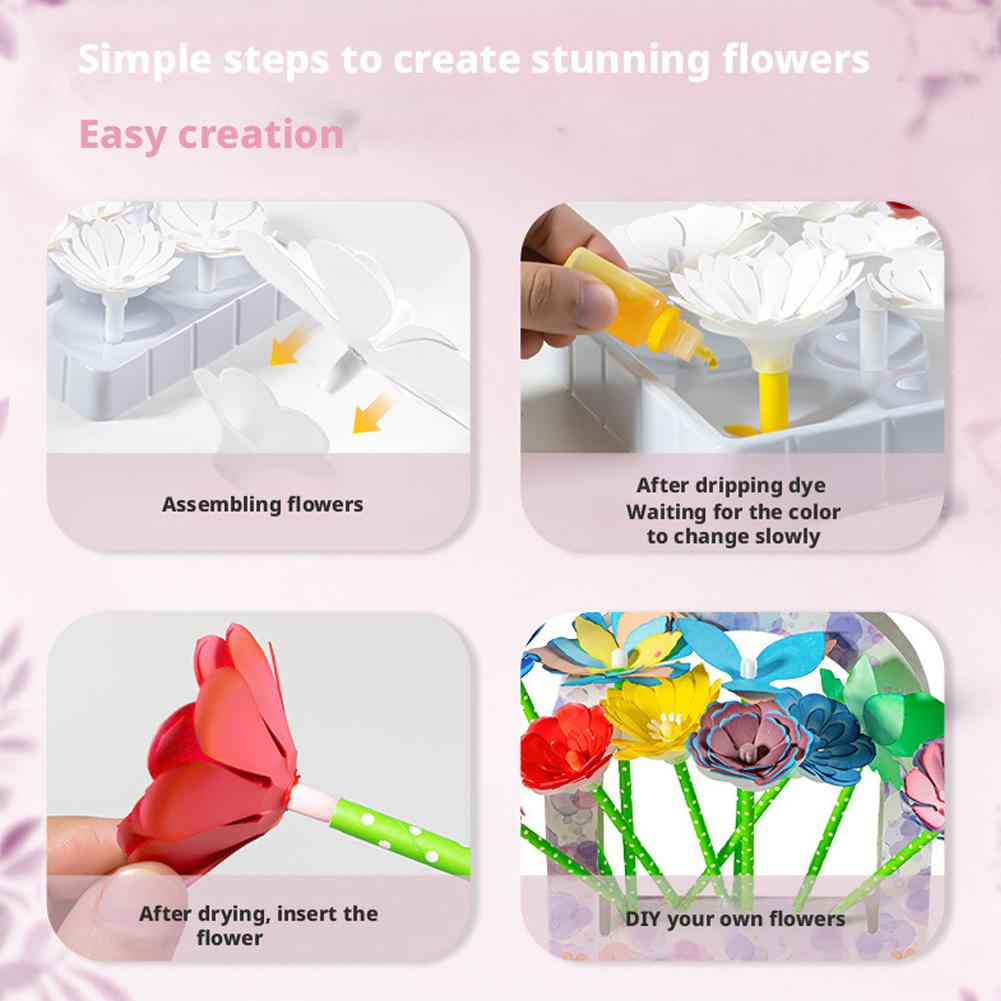 Flower Craft Kits,DIY Paper Ar - Art And Craft Science 评论和价格