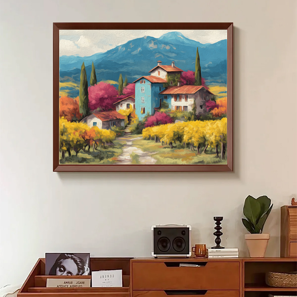 RUOPOTY Paint By Numbers Villa - Art Craft Village 评论和价格
