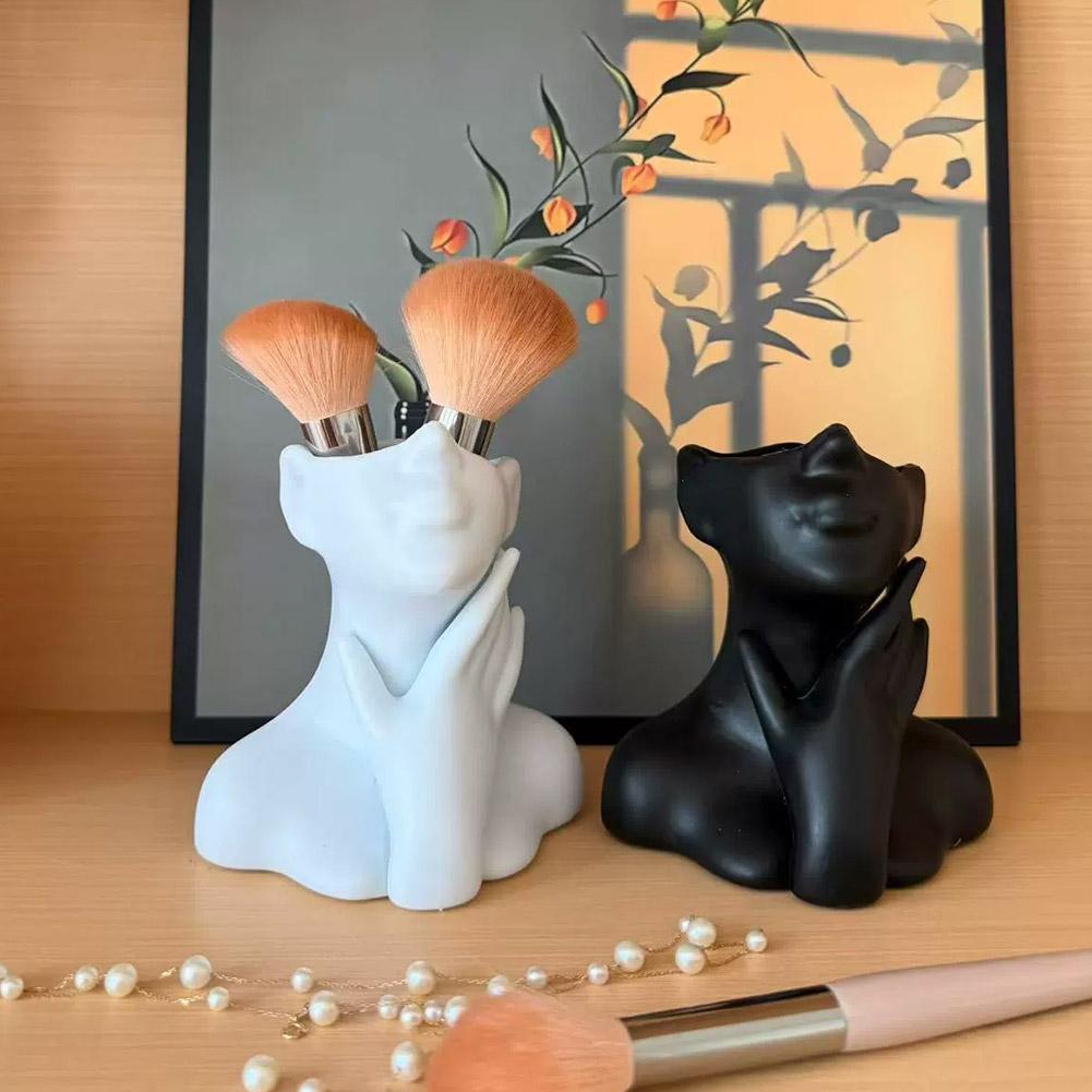 Female Bust Figurine Vase Make - Art Craft Vase 评论和价格