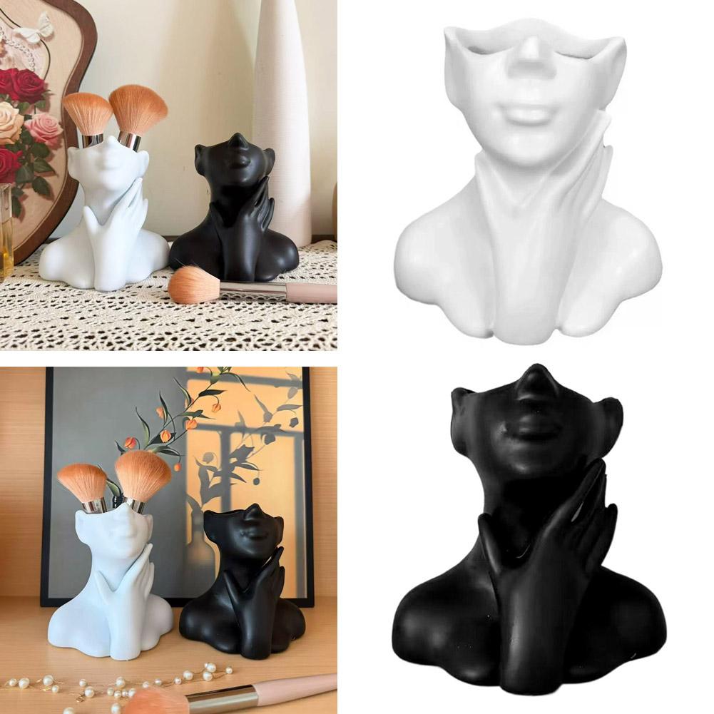 Female Bust Figurine Vase Make - Art Craft Vase 评论和价格