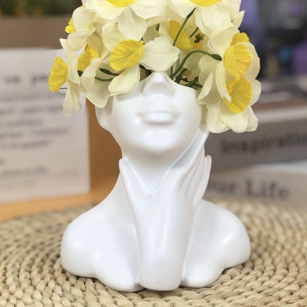 Female Bust Figurine Vase Make - Art Craft Vase 评论和价格